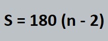 Fórmula de la suma de los ángulos de un Pentágono